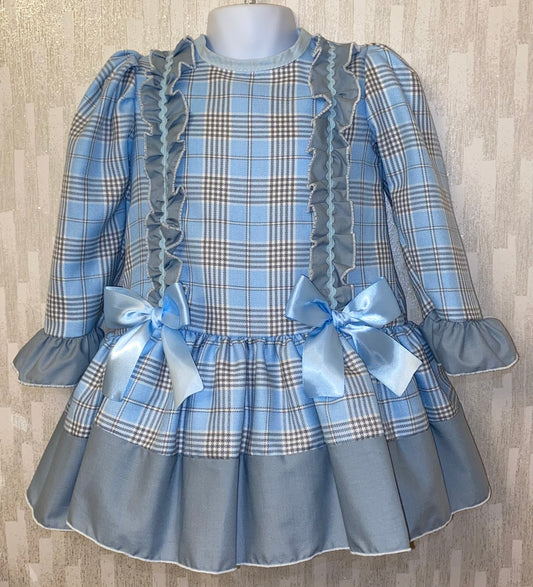 FairyTale Blue Tartan Dress